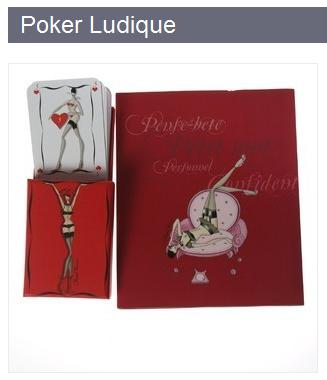 Poker sexy ludique idée cadeau saint valentin urgent